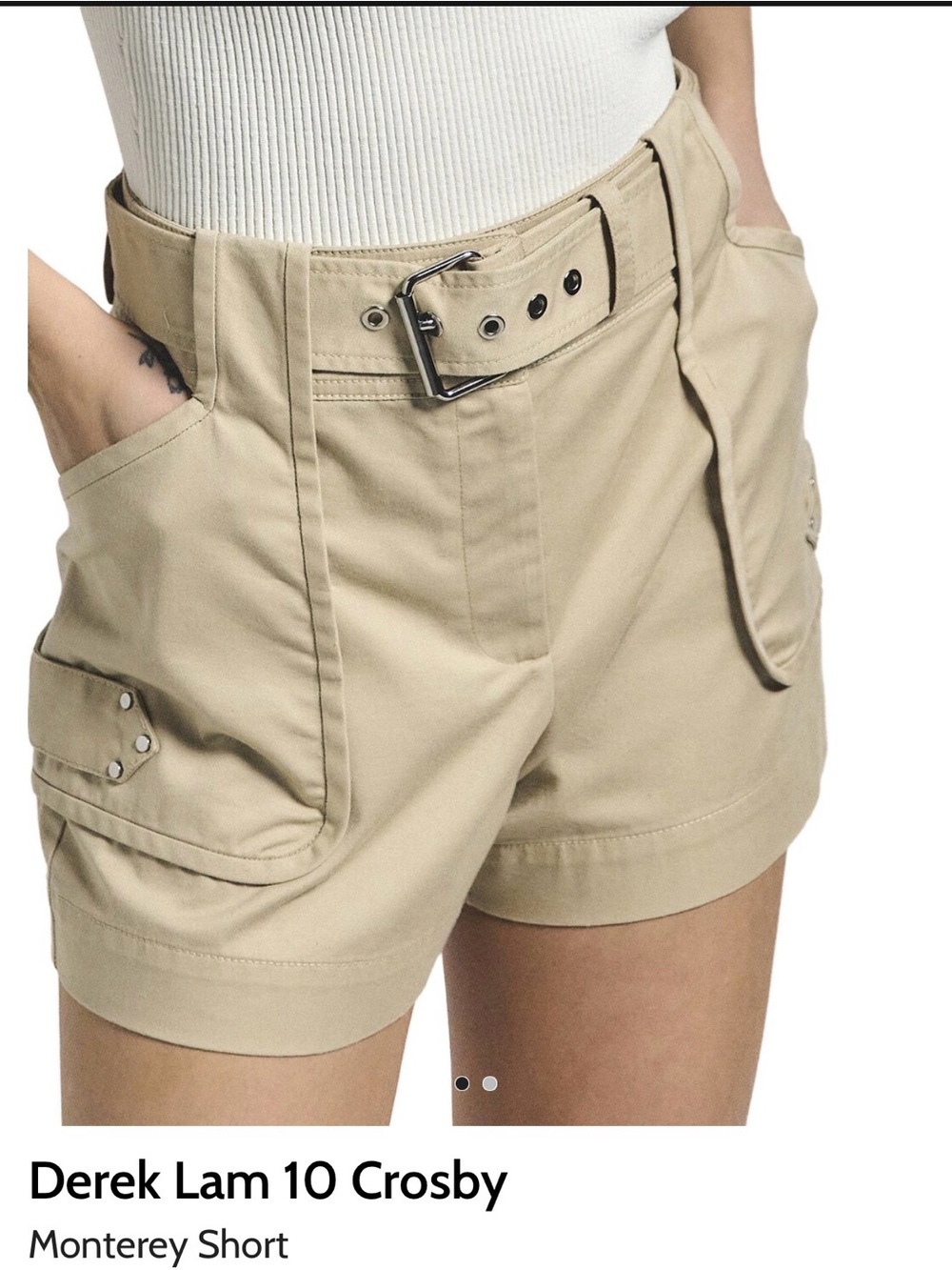 Derek Lam Crosby Monterey shorts
